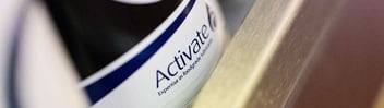 Activate logo on lubricant aerosol can